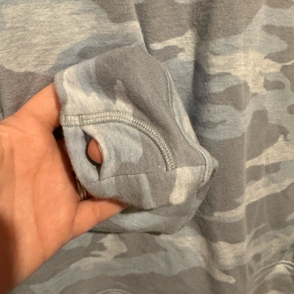 Athleta Blue Camo Sweatshirt - Picture 2 of 5